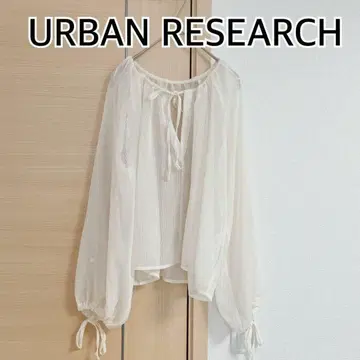 URBAN RESEARCH 어반 리서치 긴팔 블라우스 화이트