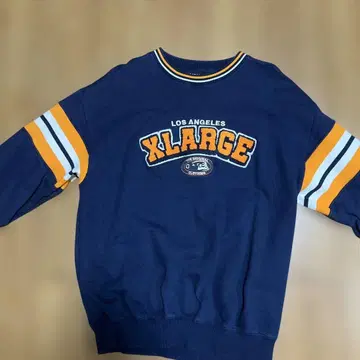 XLARGE 네이비 로고 맨투맨 M