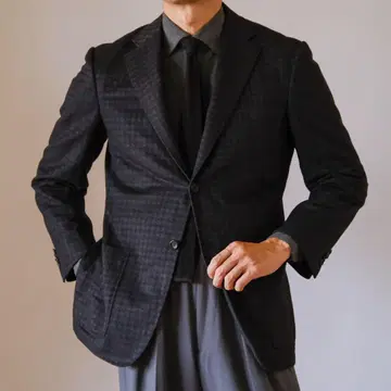 새상품급 CANALI 카날리 플란넬 하운드 체크 Kei jacket 50