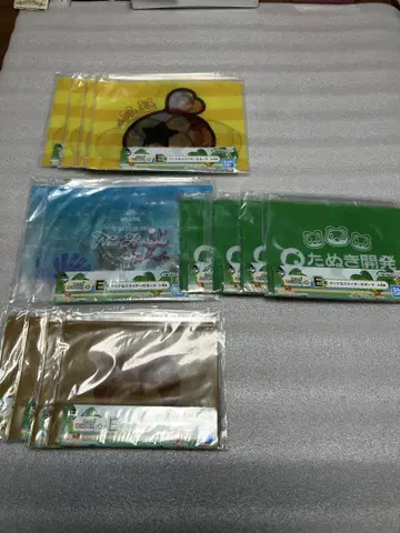 제일복권 모여라 동물의 숲 E상 클리어 슬라이더 파우치