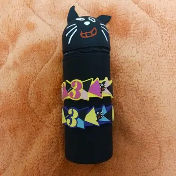 키요 키요 고양이 펜 케이스 러버 밴드 LEVEL.3