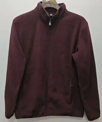 플리스 자켓 버건디
