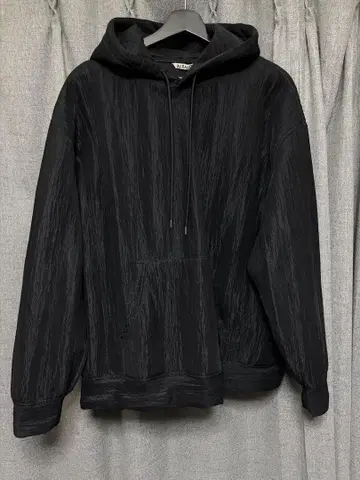 Auralee SHEER NYLON P/O 파카 블랙 4