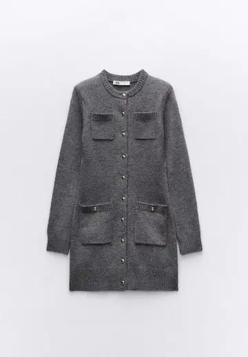 ZARA 포켓 숏 니트 원피스