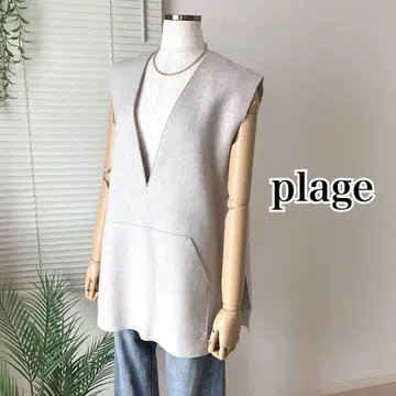 [ 2024AW ] plage WO 오버 베스트 내추럴