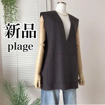 [ 새상품 ] [ 2024AW ] plage WO 오버 베스트 그레이