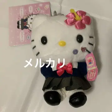 산리오 헬로키티 헤이세이 갸루 봉제 인형 마스코트
