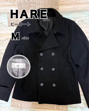 [ 겨울 준비 ] HARE 피 코트 M 사이즈 블랙