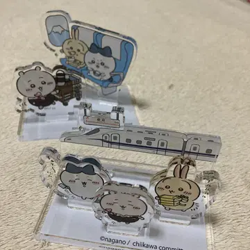 즉시 구매 환영 치이카와 (먼작귀) 동해도 신칸센 아크릴 스탠드