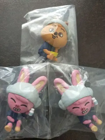 skzoo 가챠 사우나 피규어 한쿼카, 돼끼