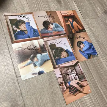 카와사키 타카야 사인 색지 세트