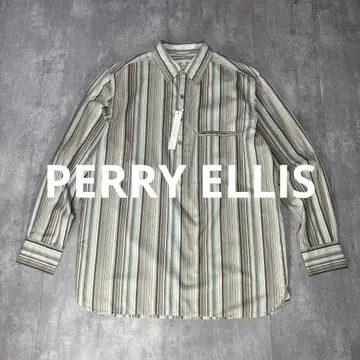 [ PERRY ELLIS ] 페리 엘리스 스트라이프 풀오버 셔츠 M