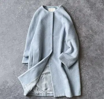 Ballsey 보르지 알파카 울 코트