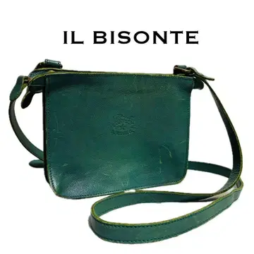 일비종떼 숄더백 그린 더블 포켓 이탈리아제