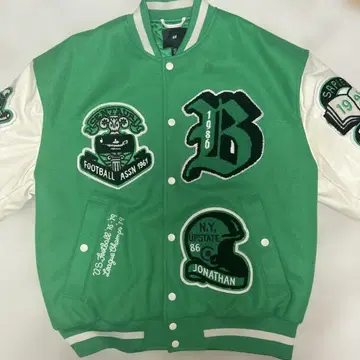 [ 가격 인하 가능 ] 바시티 자켓 H&M M 사이즈 남성용 아우터