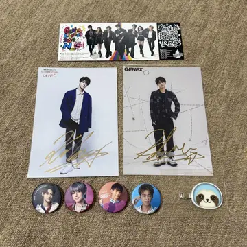 GENIC 아마미야 쇼 사인 캔뱃지 헤어 클립