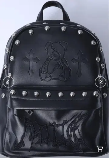 DARK ANGEL BEAR 엠보 스터드 백팩