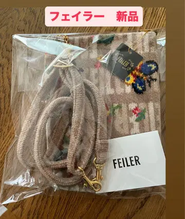 [ 새상품 ] FEILER 페이러앤하이디 숄더백 베이지 로고