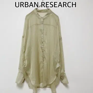 URBAN RESEARCH 어반 리서치 긴팔 블라우스 그린