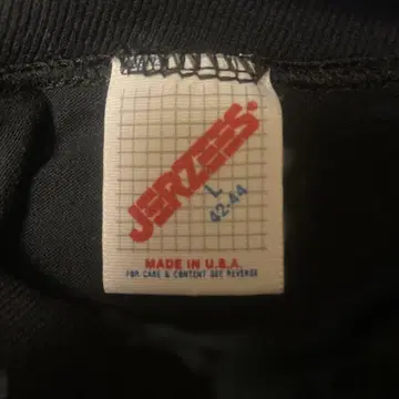 90s Jerzees 저지 무지 티셔츠 인기 블랙 L 사이즈