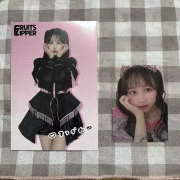FRUITS ZIPPER 마츠모토 카렌 엽서 트레이딩 카드