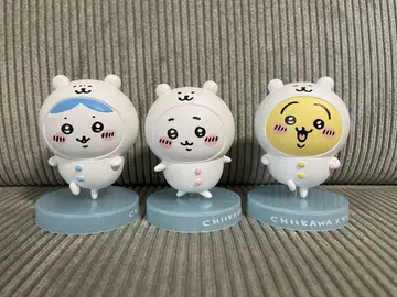 나가노 마켓 나가노의 곰 치이카와 (먼작귀) 피규어 마스코트 3종 세트