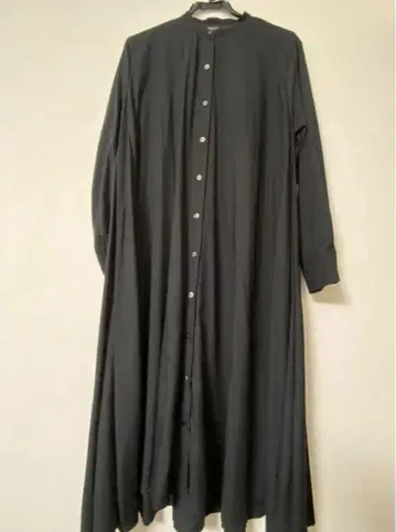 mizuiro ind 블랙 롱 원피스