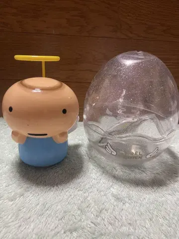 엔젤포치 할로 부착 계란형 용기