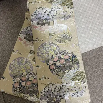 순수 실크 후쿠로 오비