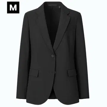 UNIQLO 감동 자켓 릴랙스핏 스트레치 M 블랙