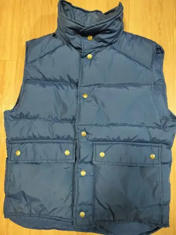 70s 80s 블랙 택 에디 바우어 빈티지 다운 베스트