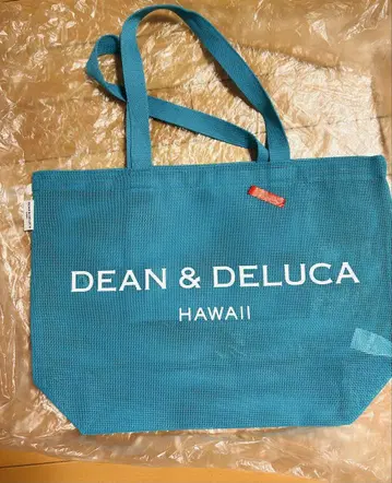 새상품 DEAN & DELUCA 메쉬 토트백 민트 그린