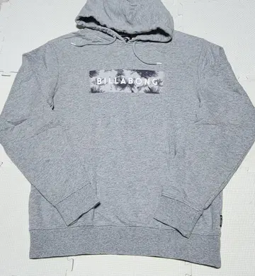 빌라봉 박스 로고 프린트 후드티