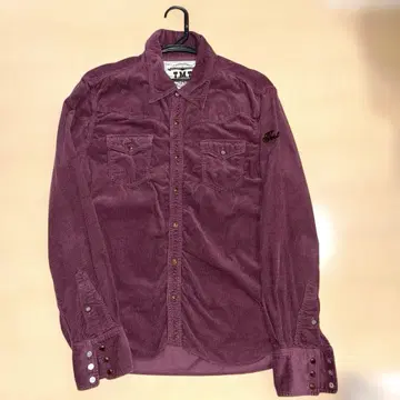 새상품급 T.M.T 버건디 코듀로이 셔츠 XL 기무라 타쿠야