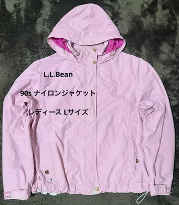 [레어] 90s L.L.Bean 여성용 나일론 자켓 핑크 L