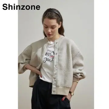 Shinzone 플리스 케이프린 가디건