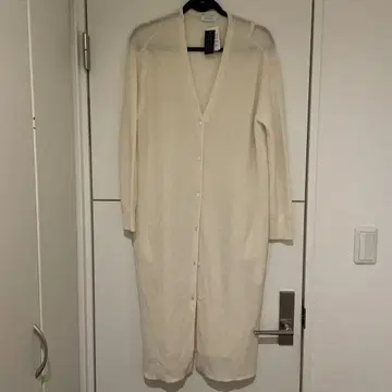 BARNEYS NEWYORK 아이보리 롱 가디건
