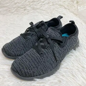 스케쳐스 스니커즈 슬립온 메모리폼 블랙 22.5cm 경량