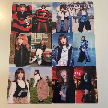 YUKI 콜렉터블 카드 12장 세트