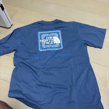 THE NORTH FACE 블루 티셔츠 M