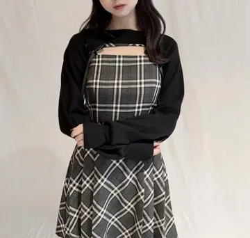NOMAE oneway 체크 무늬 원피스