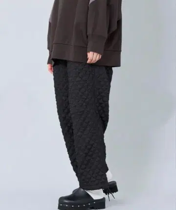 CITEN 퀼트풍 조거 팬츠