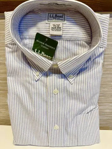 L.L.Bean 남성용 링크클래식 옥스퍼드 크로스 셔츠