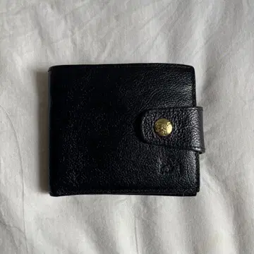 일비종떼 IL BISONTE 이단 접이식 지갑 블랙