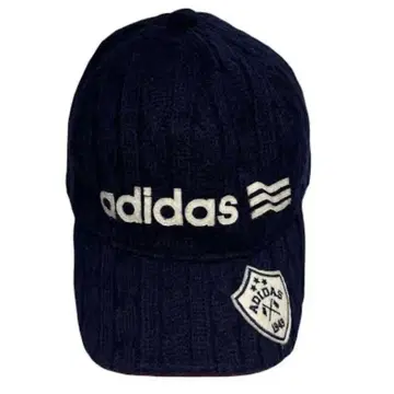 90s 빈티지 adidas 리브 편직 캡