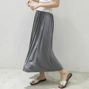여성용 개더 스커트 A라인