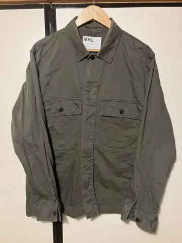 MHL COTTON TWILL 셔츠 자켓
