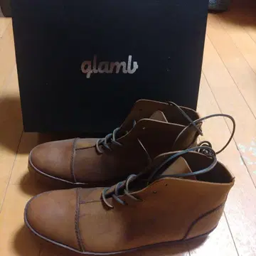 qlamb 브라운 하이컷 신발