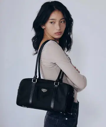 musinsa LEATHERY 나일론 숄더백