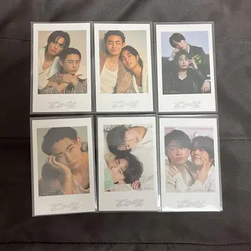 코스메틱 플레이러버 폴라로이드 카드 6개